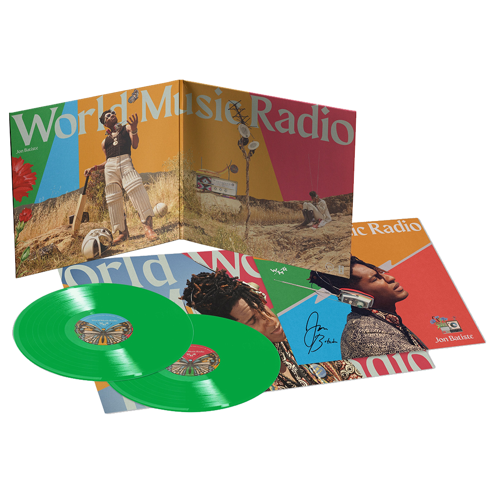World Music Radio (Neon Green Vinyl) Signed – Jon Batiste Official Store